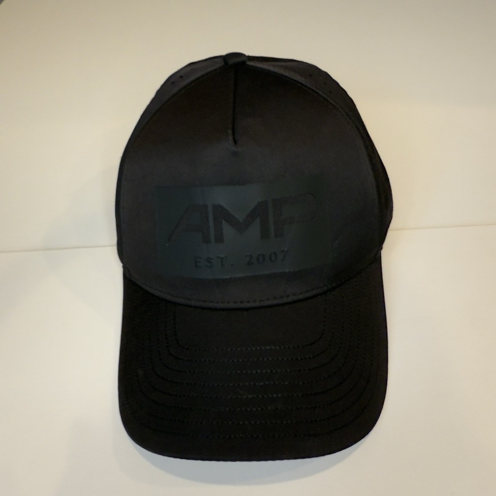 AMP Hat Truwear. Black, One Size Wash And Ready To Wear, - Picture 2 of 10